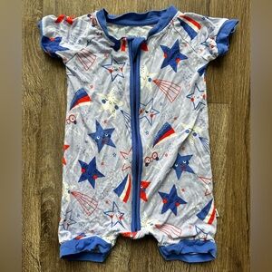 Little Sleepies Blue Stars and Stripes Shortie